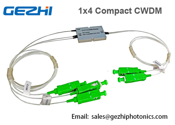 модуль компакта CWDM Mux Demux 1x4 CH оптически для пассивной оптически сети