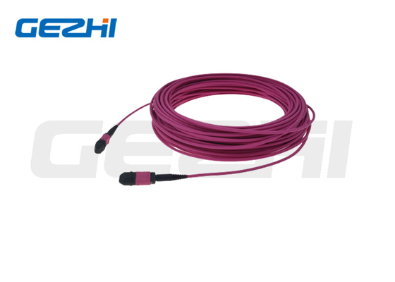 Кабель OM3 OM4 OM5 3.0mm серии MTP MPO кабеля заплаты 12/24 сердечников