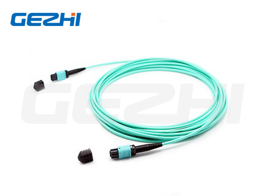 12F MPO (женщина) - MPO (женщина) 3,0 мм LSZH Fiber Patch Cable / Trunk Cable