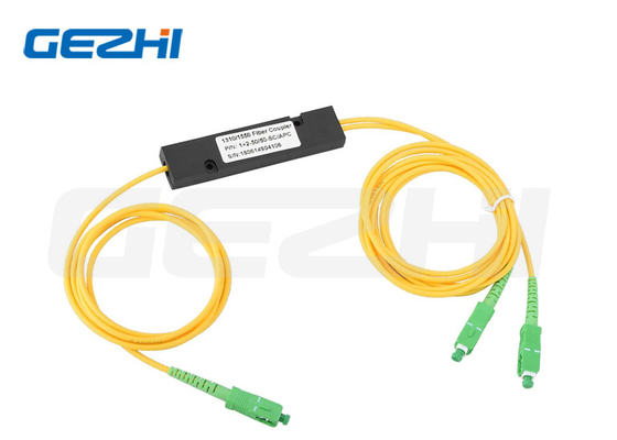 OEM оптоволоконный разделитель, одномодный SC/APC 1x2 PLC разделитель