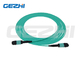 0.5/1/2/3m или подгонянный кабель заплаты MPO, MPO латают соединения высокой плотности кабеля OM3