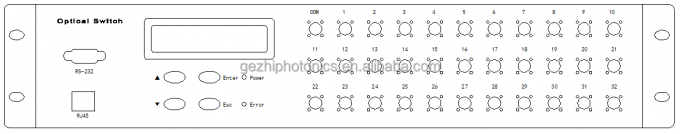 FSW 1x48 волоконно-оптический коммутатор 19 дюймов 2U Rackmount 1260 ~ 1650nm Единый режим 1