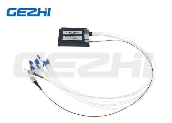 Купить Модуль 1x8 CWDM Mux Demux 1470 ~ 1610nm Одноядерное волокно с соединителями LC / UPC ST / UPC для дата-центра Производство в сети