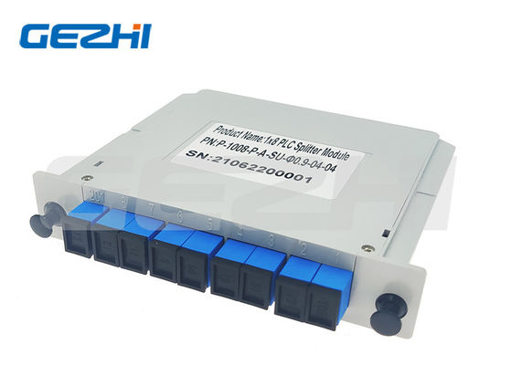 Купить Пользовательский оптический разветвитель PLC 1x8 с разъемами SC UPC для сетей GEPON Производство в сети