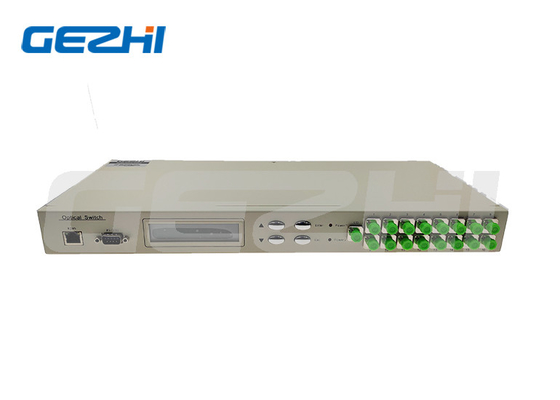 Купить Одиночный режим и мультимодный Rackmount оптически переключатель 1X16 для безопасных связей online manufacture