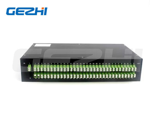 Купить 1x128 Оптический сплиттер PLC в форм-факторе Rack Mount с низкими вносимыми потерями для волоконно-оптических сетей Производство в сети