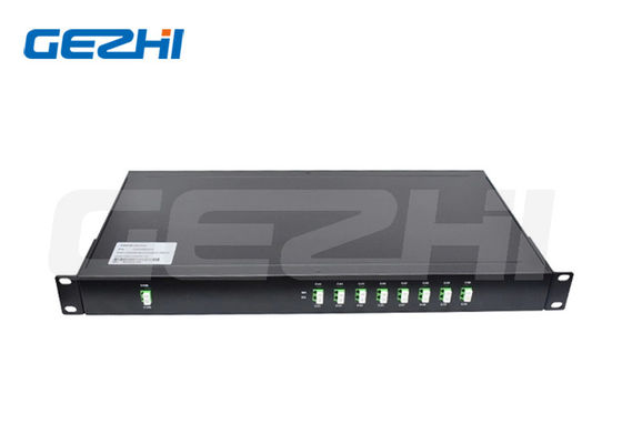 Купить 8-канальный DWDM Mux Demux 1U 19'' Стойка LC/APC Разъем Плотный мультиплексор с разделением по длине волны online manufacture