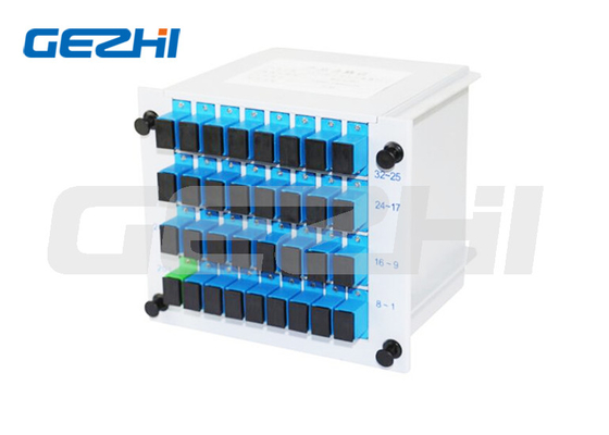 Купить SC APC 1X32 FTTH оптоволоконный разделитель типа вставки Card PLC Splitter LGX кассетный PLC кассетный разделитель online manufacture