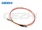 Однорежимный симплексный гибкий провод LSZH LC оптического волокна к кабелю заплаты волокна FC