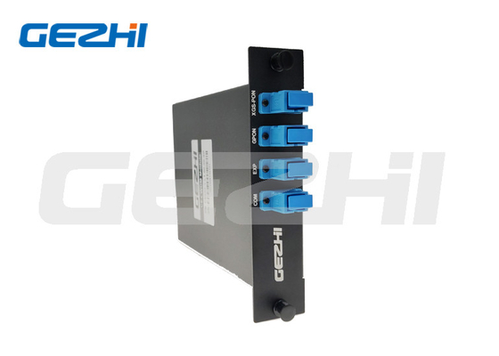 Одиночный элемент сосуществования волокна переходник модуля SC/UPC WDM LGX GPON + XGS-PON CEx