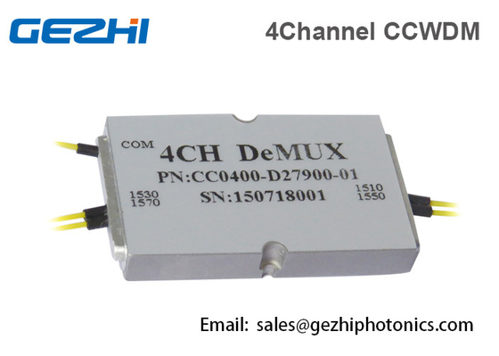 Мини канал CWDM Mux модуля 4 компактирует CWDM 1270 - 1610nm для сетей PON