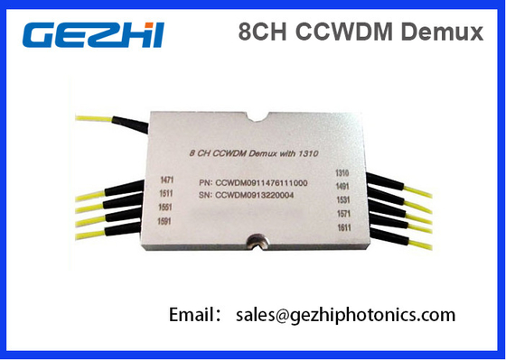 Мультиплексор разделения длины волны компакта 8CH CWDM Mux Demux грубый