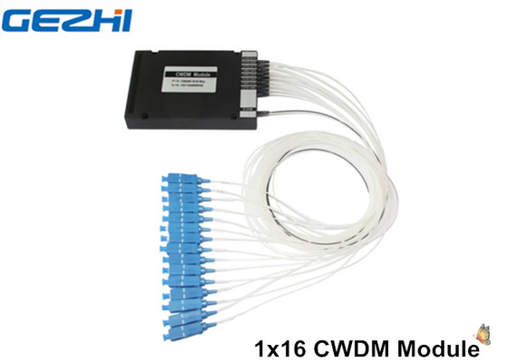 Пассивное CWDM Mux Demux прибора 1 x 16 для системы сети WDM/CATV