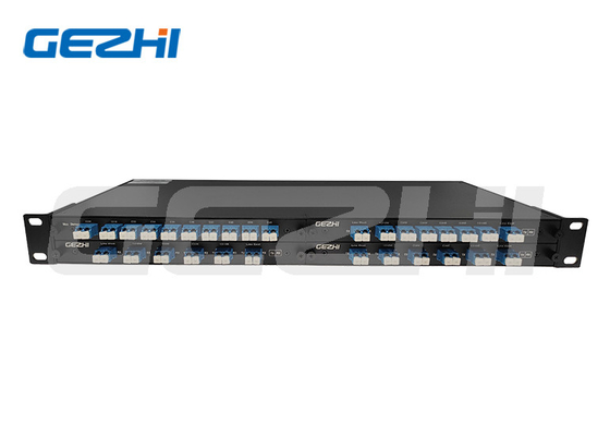 волокно 100GHz 8Channel DWDM Mux Demux двухшпиндельное с монитором и серый широкополосный порт 1310nm в 4slot 1U Rackmount