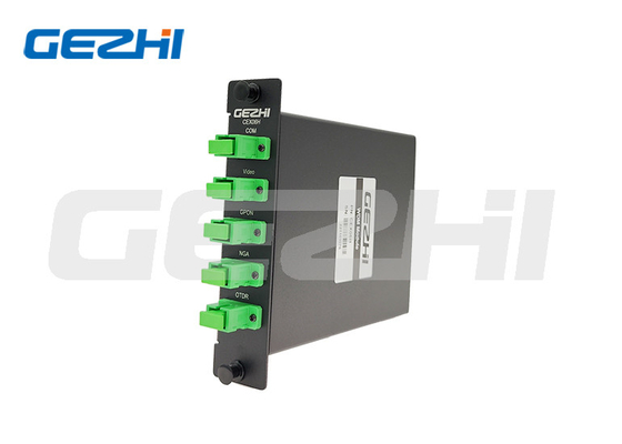 Фильтр с низкими вносимыми потерями WDM GPON 1310/1490 XGS-PON 1270/1577 Video 1550 OTDR 1625nm WDM filtro wdm1r Module