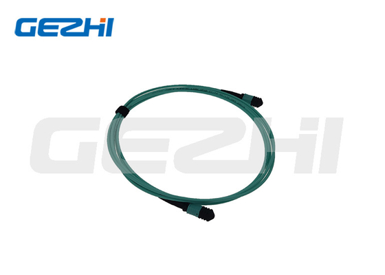 Куртка гибкого провода PVC/LSZH оптического волокна LC OM3/OM4 8/12/24F MPO/MTP для телекоммуникаций