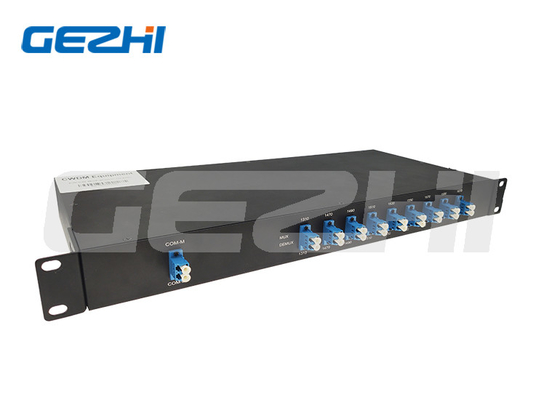 1U Шасси Rackmount 1470-1610nm Волоконный мультиплексер 8ch CWDM Mux/Demux LC/UPC SMF-28e или настраиваемый для систем PON CATV