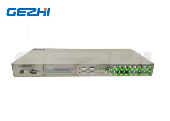 1x16 Rackmount Optical Switch с интерфейсом RS232 и Ethernet для безопасной связи с длиной волны 850 ~ 1650 нм