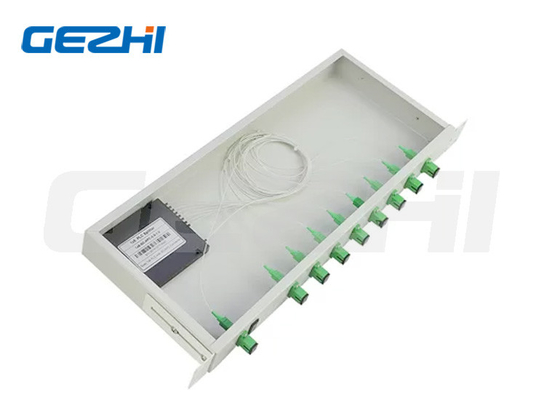 1x2 1x64 1x8 ПЛК-разделитель 1x32 Разделитель волокна 1U 19 дюймовый тип установки на стойке