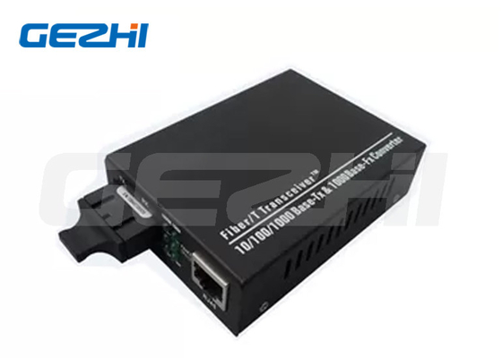 1310nm однорежимный преобразователь СМИ 10 100 1000base Tx To 1000base Fx Sm Duplex Sc