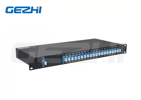 40 каналов Dual Fiber DWDM Mux Demux FMU 1U Rack Mount AAWG Пассивное устройство