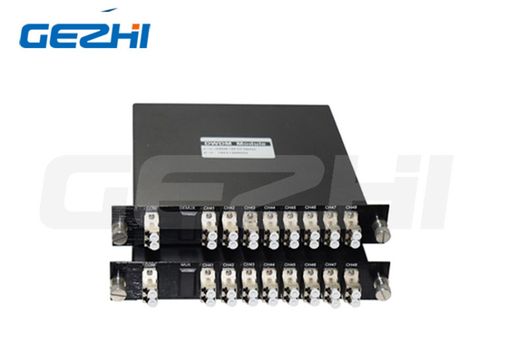 Модуль CH41-CH48 8CH DWDM Mux Demux удваивает волокно LGX с соединителями металла