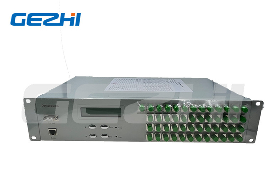 Высокая стабильность FSW 1x48 оптоволоконный переключатель 19 дюймов 2U Rackmount 1260 ~ 1650nm Single Mode