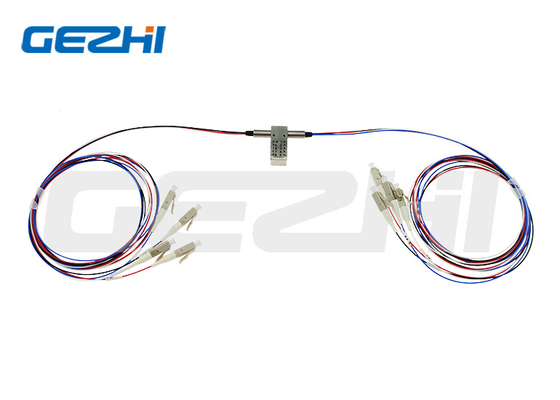 Двойной D2x2B обходный оптический переключатель с застежкой/незастежкой механический оптический переключатель из волокон