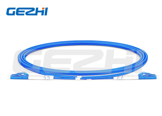 LC UPC к LC UPC Duplex OS2 Single Mode Indoor Armored PVC (OFCR) 3,0 мм кабель для оптоволокна