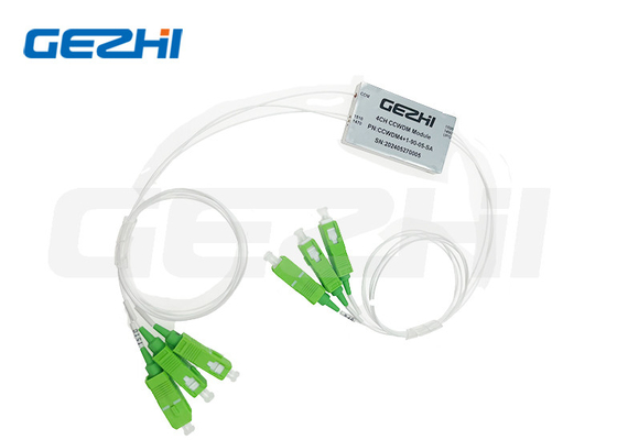 Оптический WDM CCWDM 4+1CH SMF-28e с 0,9 свободной трубкой SC/APC CCWDM Модуль Mini cwdm