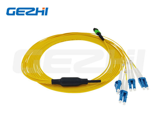 Оптический выходной кабель LC SC Simplex 8 ядер Os2 Одномодный 9/125 10 м MPO Fiber Patch Cord Type B