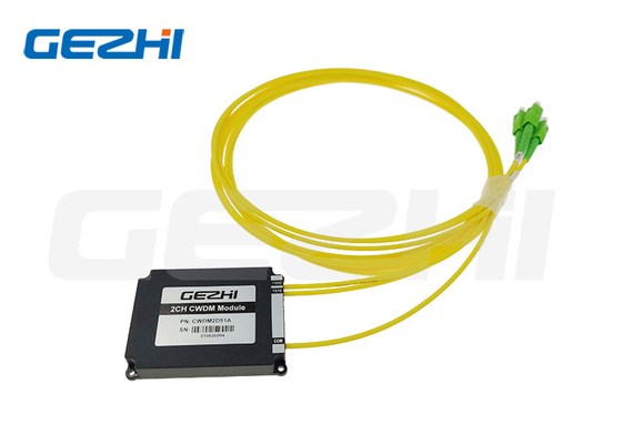 1510nm 1550nm 2CH CWDM Модуль мультиплексера ABS коробка 100X80X10мм