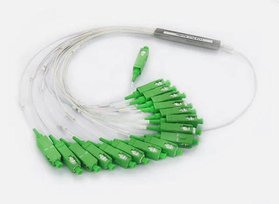 1x2 ПЛК SC/APC Fiber Optic Splitter FTTH SM 0.9mm G657A1 1m ПЛК оптического волокна